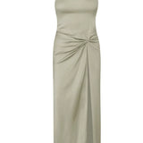 Silk High-Slit Slip Dress - Endless - UAE Rental and Resale for Women's Fashion