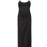 Silk High-Slit Slip Dress - Endless - UAE Rental and Resale for Women's Fashion