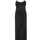 Silk High-Slit Slip Dress - Endless - UAE Rental and Resale for Women's Fashion