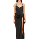 Silk High-Slit Slip Dress - Endless - UAE Rental and Resale for Women's Fashion