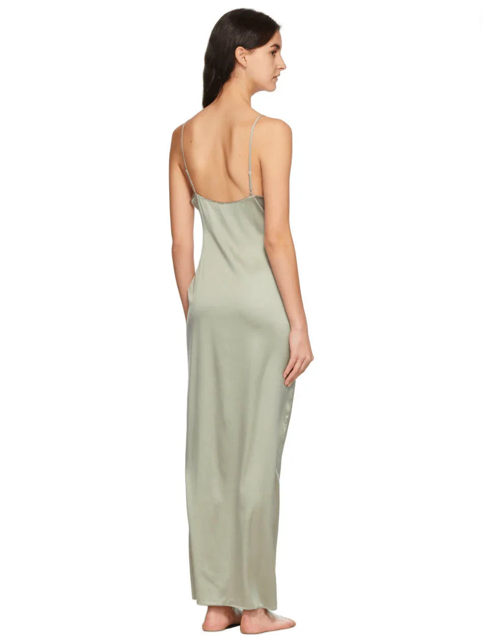 Silk High-Slit Slip Dress - Endless - UAE Rental and Resale for Women's Fashion