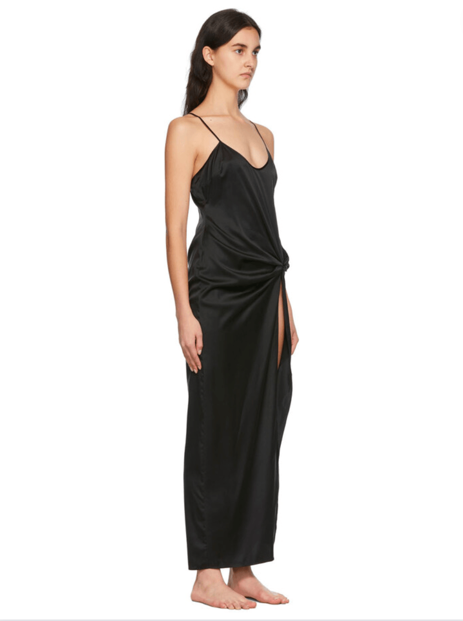 Silk High-Slit Slip Dress - Endless - UAE Rental and Resale for Women's Fashion