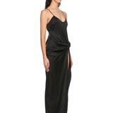 Silk High-Slit Slip Dress - Endless - UAE Rental and Resale for Women's Fashion