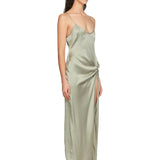 Silk High-Slit Slip Dress - Endless - UAE Rental and Resale for Women's Fashion