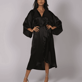 Silk Wrap Kimono Style Dress - Endless - UAE Rental and Resale for Women's Fashion