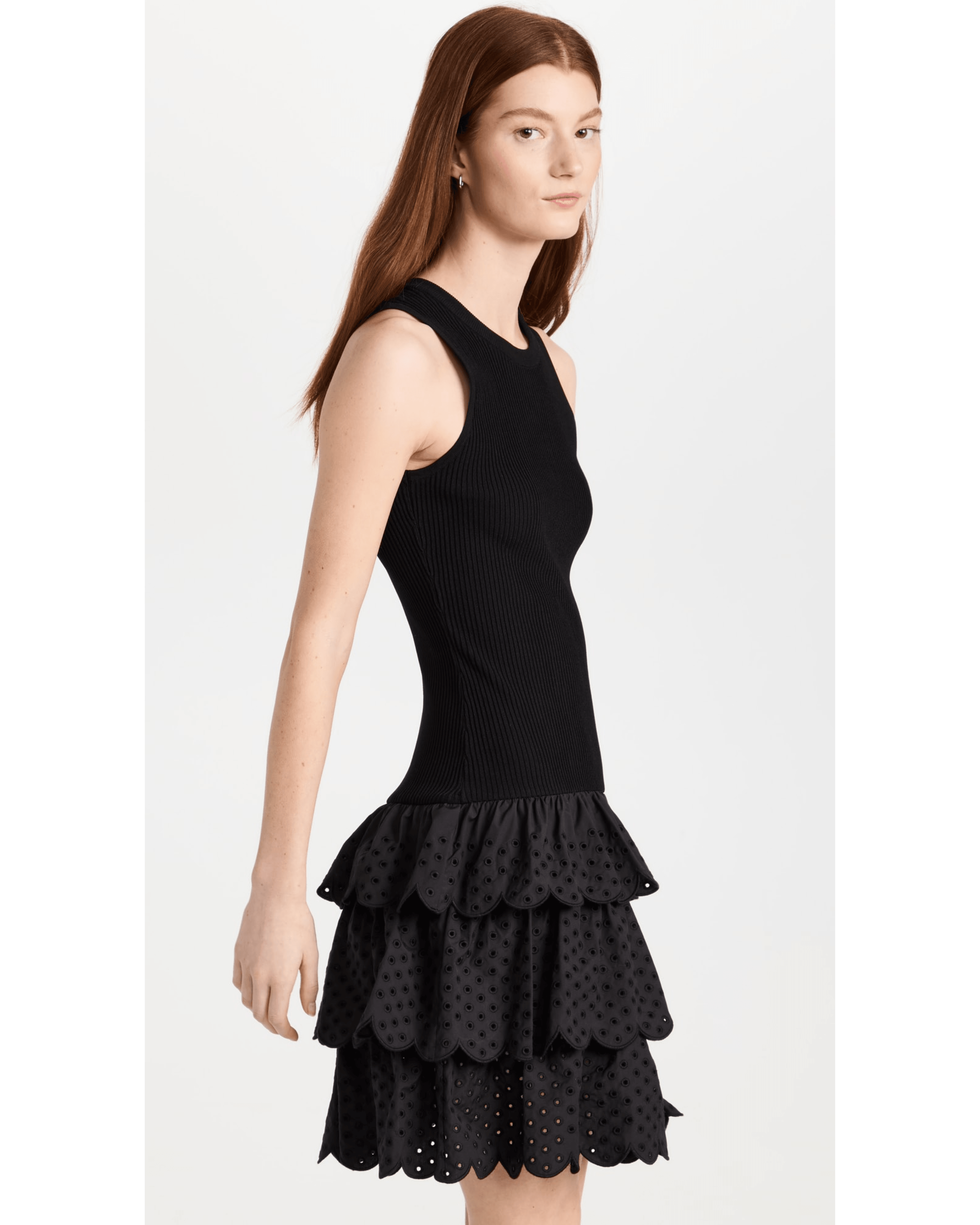 Sleeveless Ruffled-skirt Dress - Endless - UAE Rental and Resale for Women's Fashion