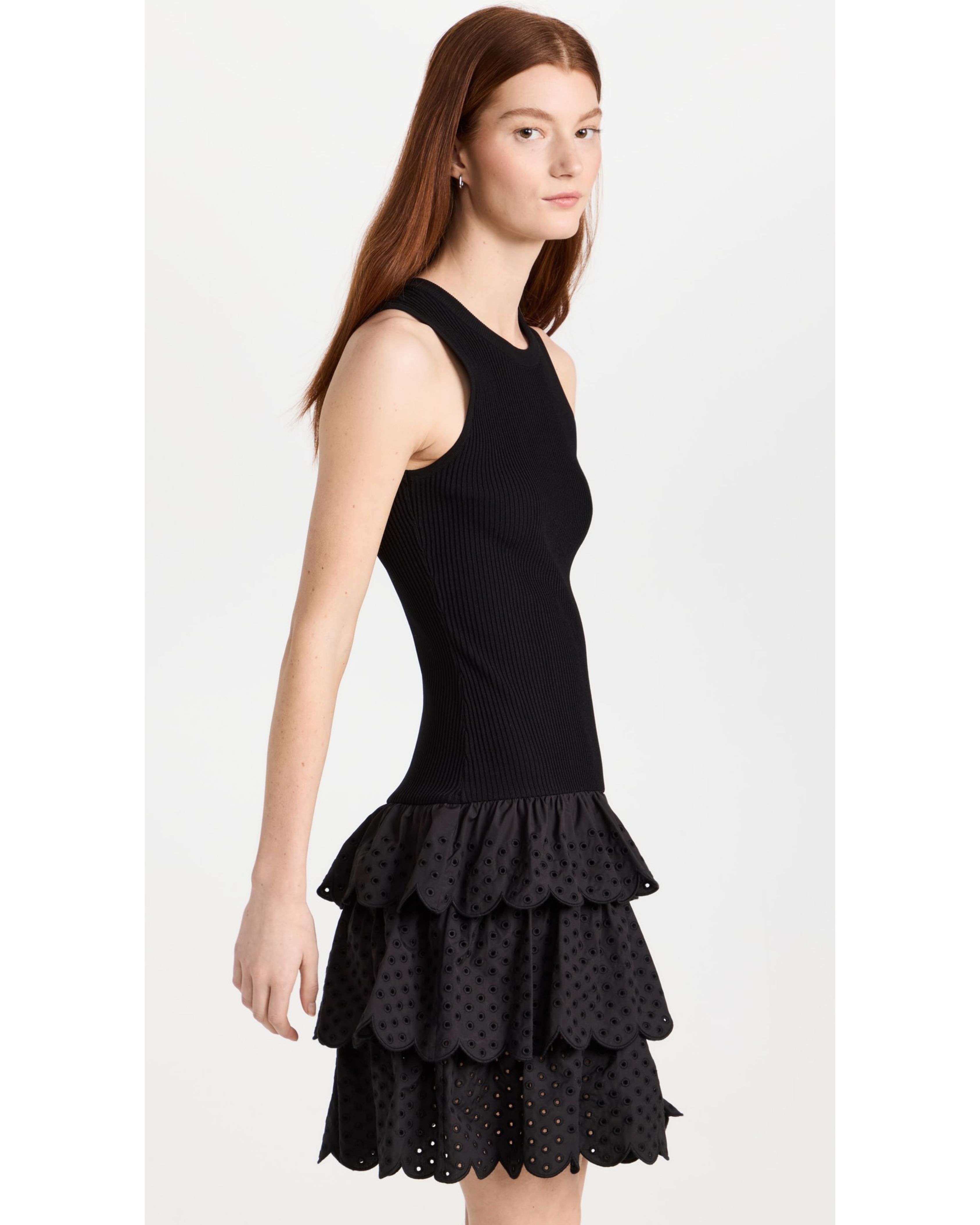 Sleeveless Ruffled-skirt Dress - Endless - UAE Rental and Resale for Women's Fashion