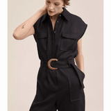 Sleeveless Utility Jumpsuit - Endless - UAE Rental and Resale for Women's Fashion