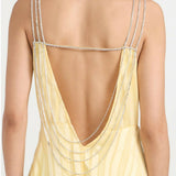 Soft Yellow Crystal Dress - Endless - UAE Rental and Resale for Women's Fashion