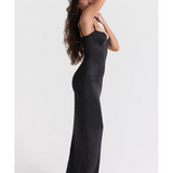 Stefania Black Corset Maxi Dress - Endless - UAE Rental and Resale for Women's Fashion