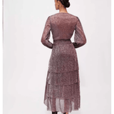 Stretch Lurex Fabric Dressv - Endless - UAE Rental and Resale for Women's Fashion