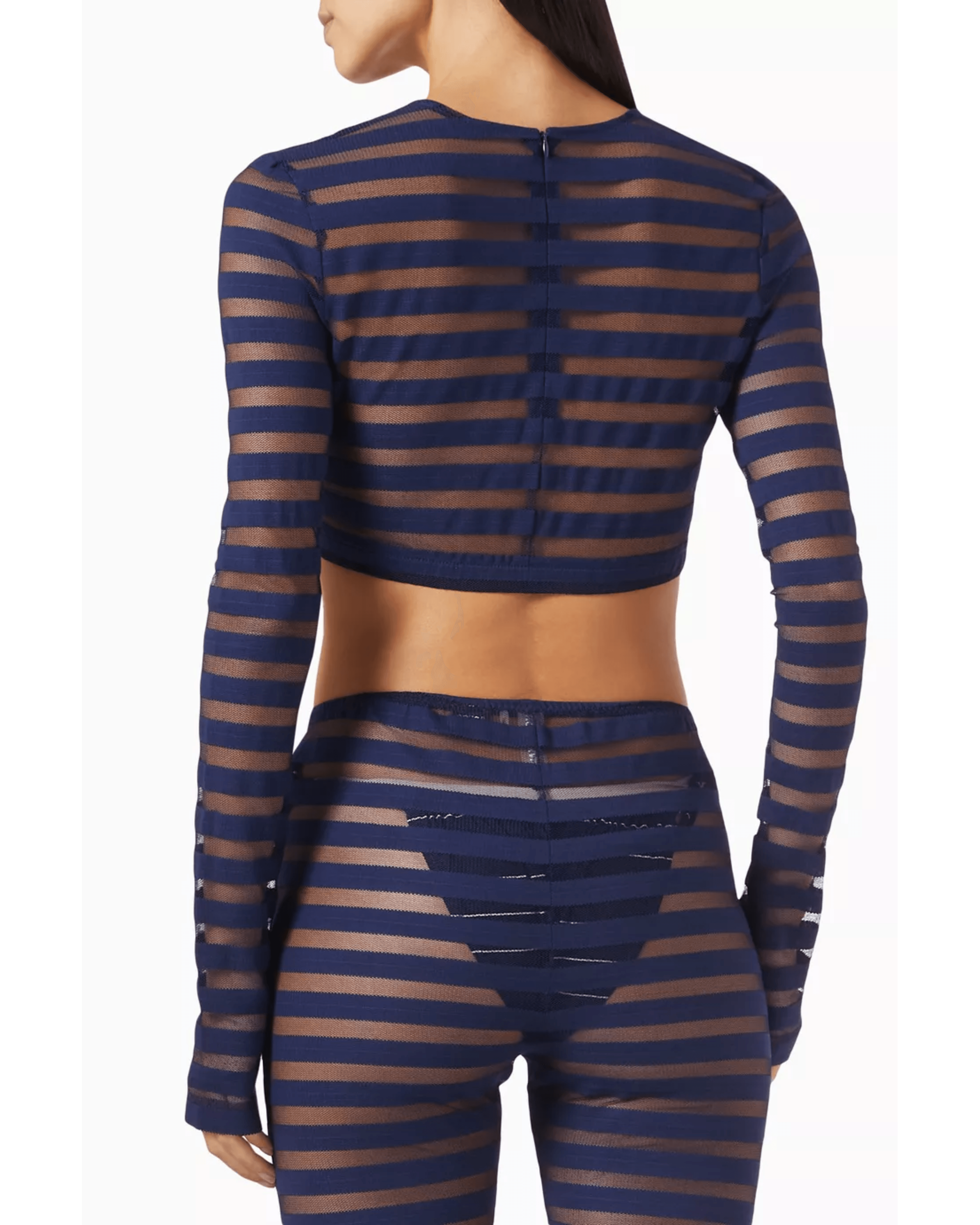 Stripe Crop Top - Endless - UAE Rental and Resale for Women's Fashion