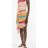 Striped Asymmetric Beach Dress - Endless - UAE Rental and Resale for Women's Fashion