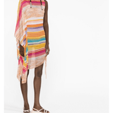 Striped Asymmetric Beach Dress - Endless - UAE Rental and Resale for Women's Fashion