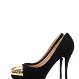 Suede Rockstud Cap Toe Platform Pumps - Endless - UAE Rental and Resale for Women's Fashion