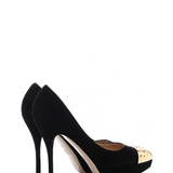 Suede Rockstud Cap Toe Platform Pumps - Endless - UAE Rental and Resale for Women's Fashion