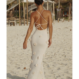 Suki Knit Maxi Dress With Flowers - Endless - UAE Rental and Resale for Women's Fashion