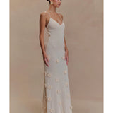 Suki Knit Maxi Dress With Flowers - Endless - UAE Rental and Resale for Women's Fashion