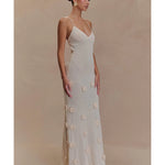 Suki Knit Maxi Dress With Flowers - Endless - UAE Rental and Resale for Women's Fashion