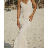 Suki Knit Maxi Dress With Flowers - Endless - UAE Rental and Resale for Women's Fashion