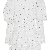 Sunny Embroidered Puff-sleeve Dress In White - Endless - UAE Rental and Resale for Women's Fashion