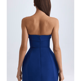 Taia Foldover-Neck Structured Tulip Mini Dress - Endless - UAE Rental and Resale for Women's Fashion