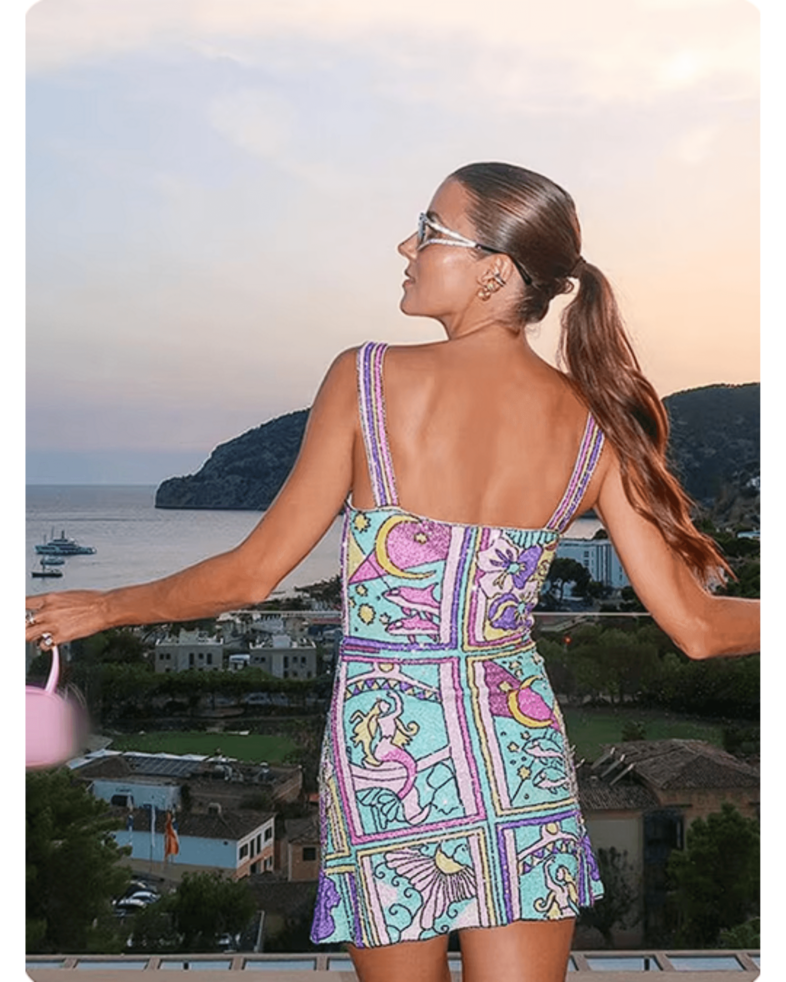 Talia Hand Beaded Multi-Coloured Crystal Party Dress - Endless - UAE Rental and Resale for Women's Fashion