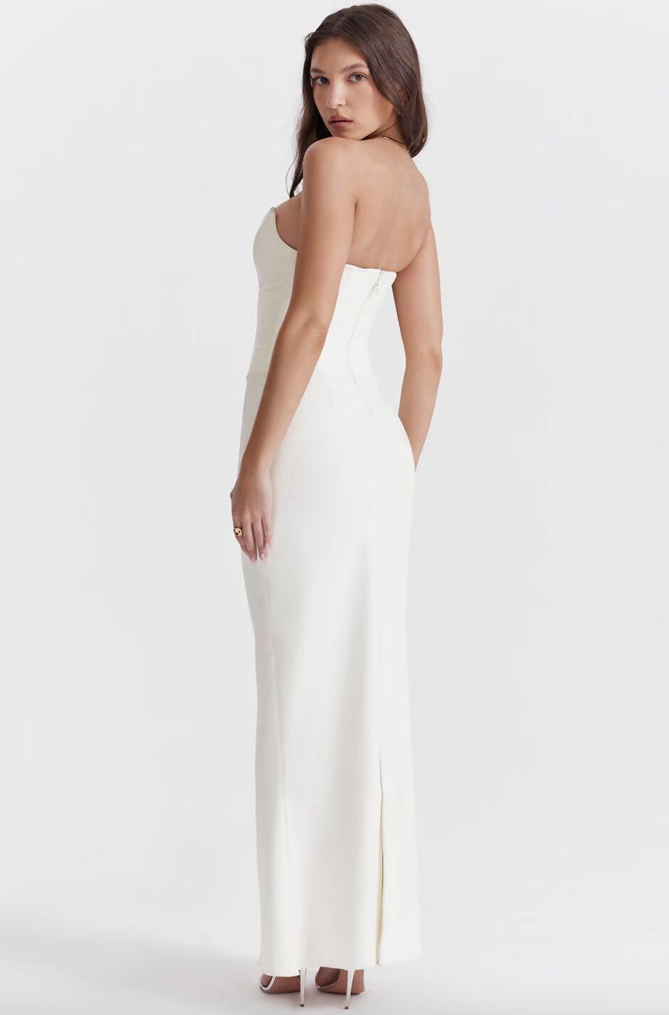 Tamara Ivory Corset Dress - Endless - UAE Rental and Resale for Women's Fashion
