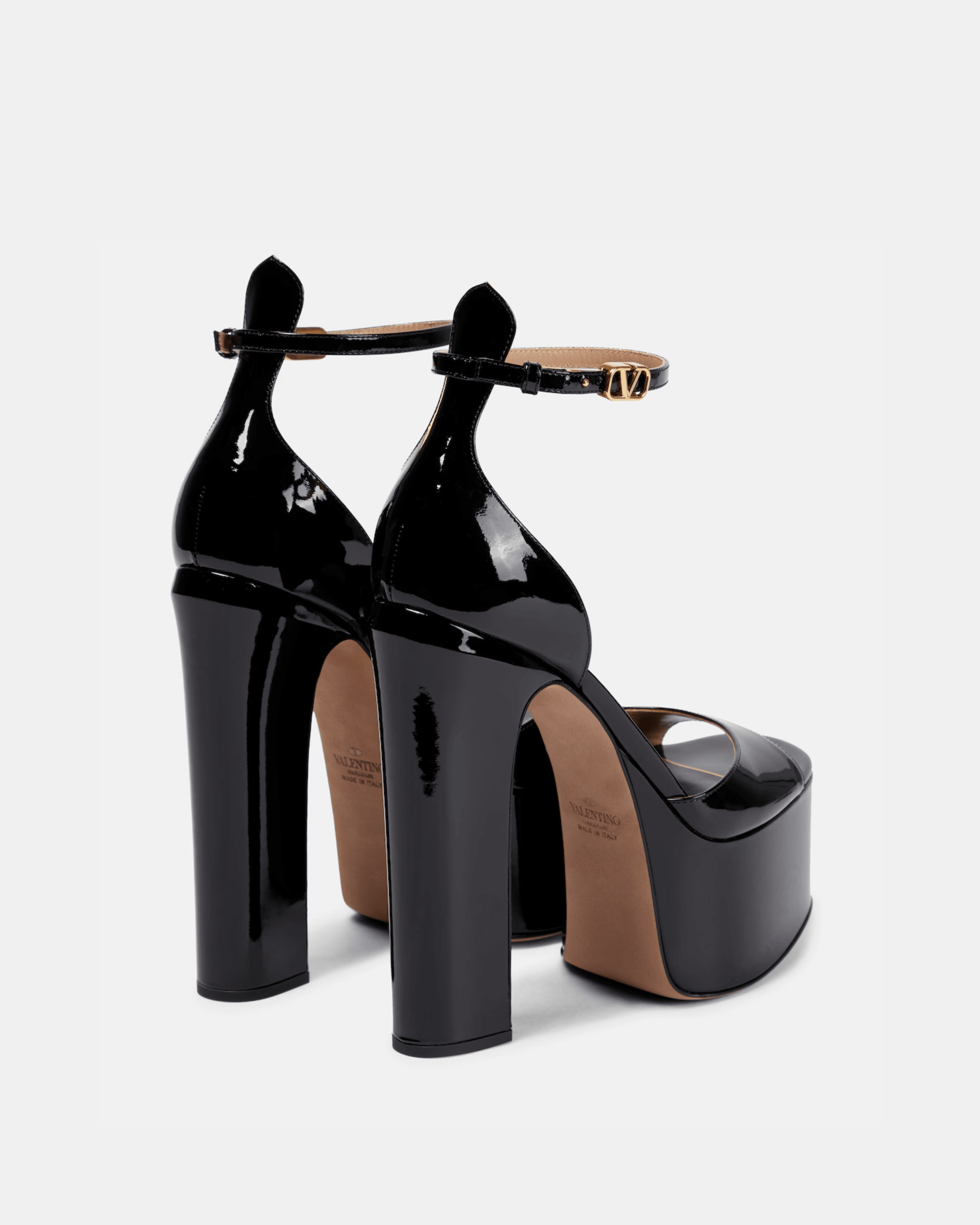 Tan-Go 155 Patent Leather Platform Sandals - Endless - UAE Rental and Resale for Women's Fashion