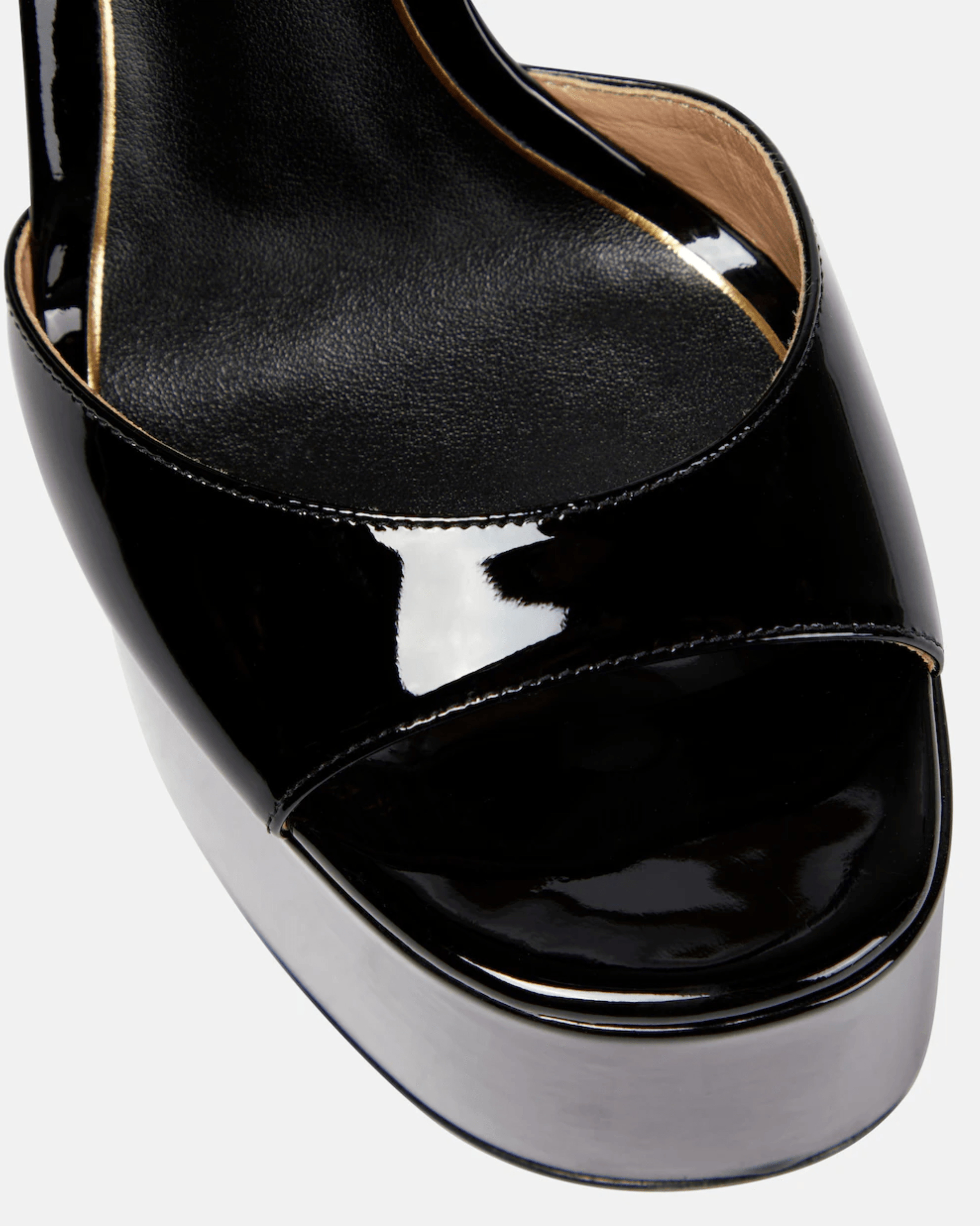 Tan-Go 155 Patent Leather Platform Sandals - Endless - UAE Rental and Resale for Women's Fashion
