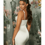 Teardrop Cup Pleated Mini Dress - Endless - UAE Rental and Resale for Women's Fashion