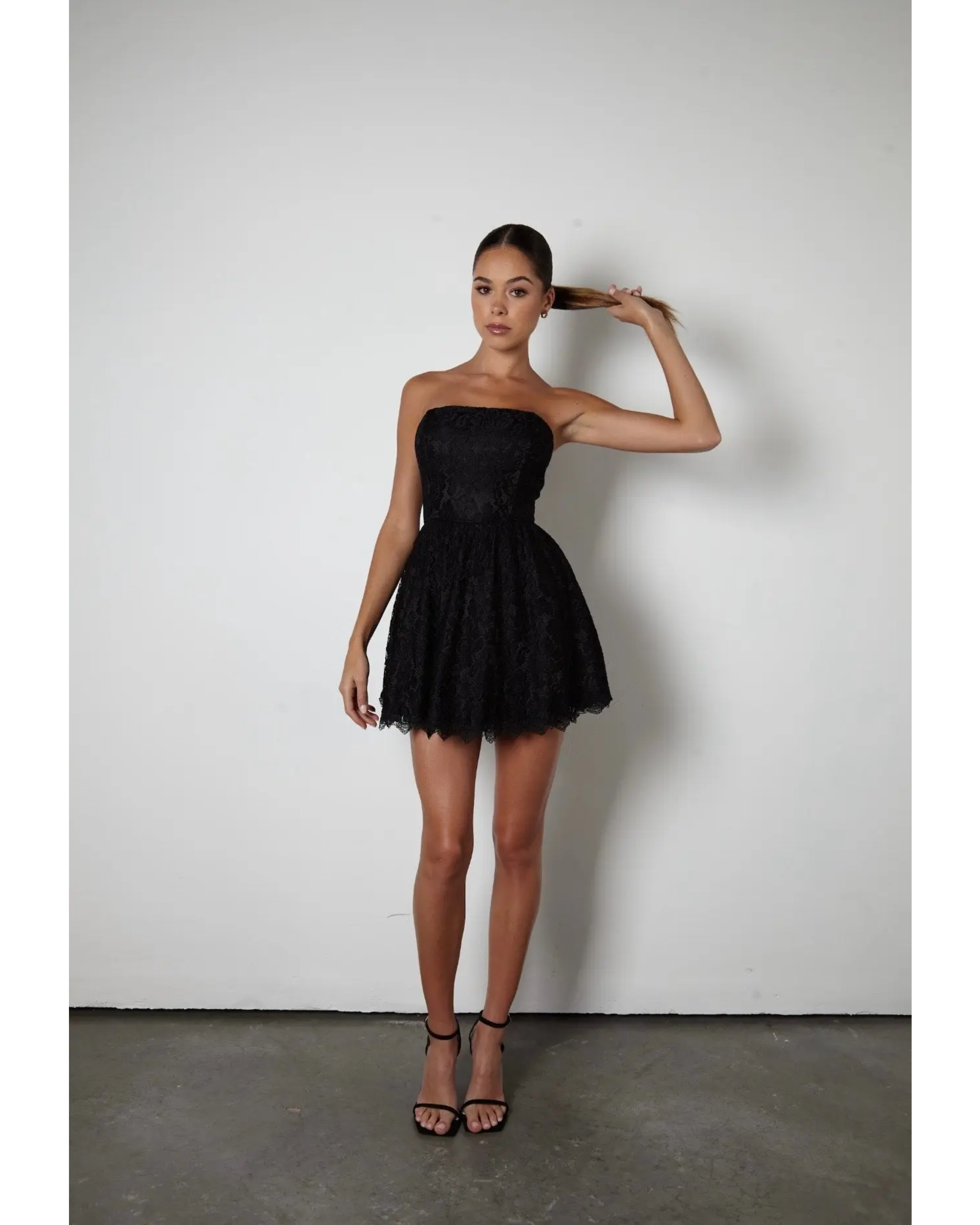 The Lux Lace Mini Dress - Endless - UAE Rental and Resale for Women's Fashion