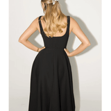 The Ultimate Muse High Waist Square Neck Midi Dress - Endless - UAE Rental and Resale for Women's Fashion