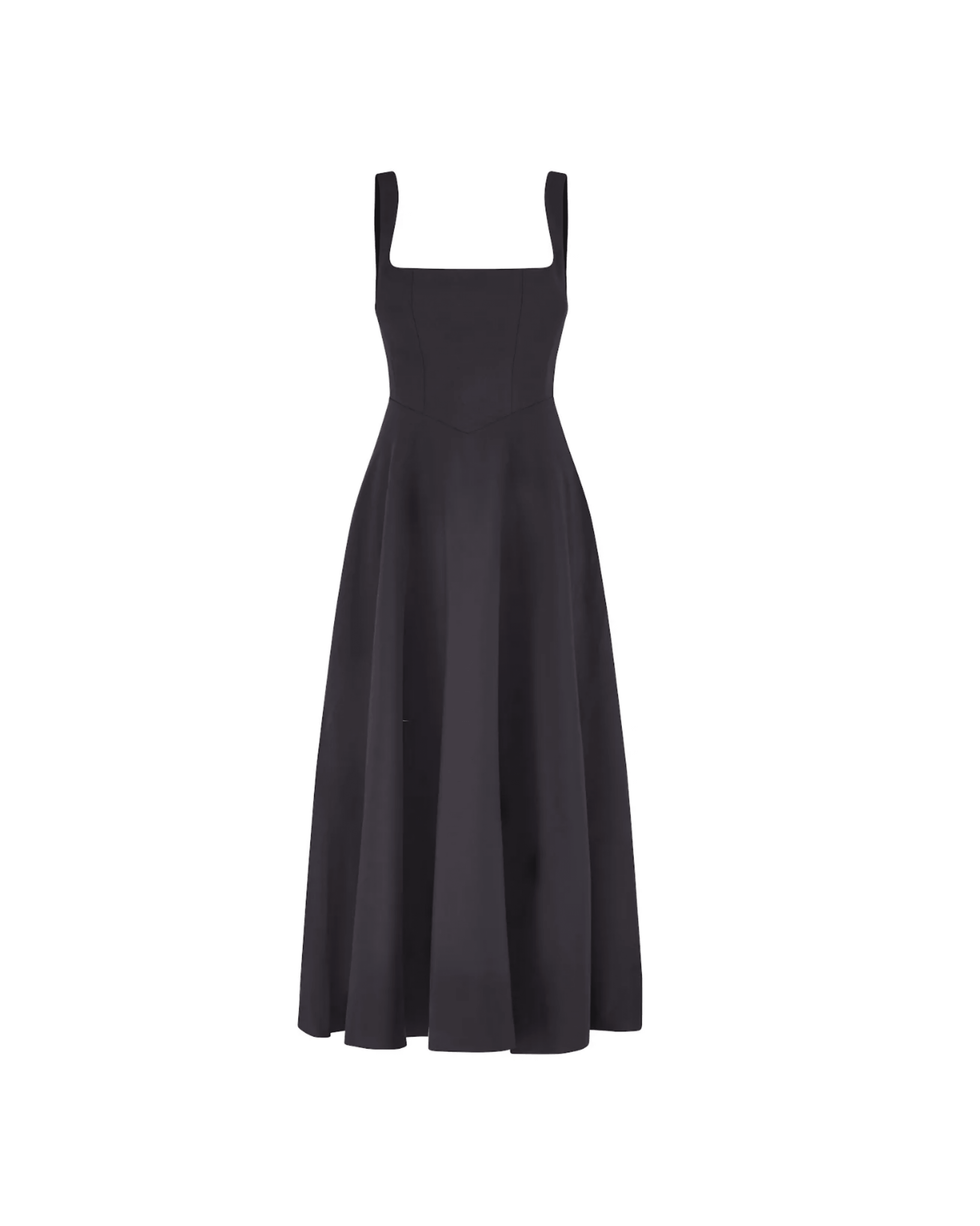 The Ultimate Muse High Waist Square Neck Midi Dress - Endless - UAE Rental and Resale for Women's Fashion