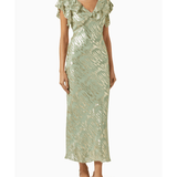 Tilda Ruffle Maxi Dress - Endless - UAE Rental and Resale for Women's Fashion