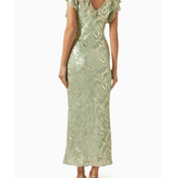 Tilda Ruffle Maxi Dress - Endless - UAE Rental and Resale for Women's Fashion