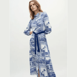 Toile De Jouy Shirt Dress - Endless - UAE Rental and Resale for Women's Fashion