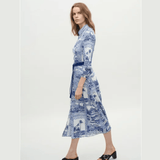 Toile De Jouy Shirt Dress - Endless - UAE Rental and Resale for Women's Fashion