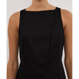 Tommy Black Linen Mini Dress - Endless - UAE Rental and Resale for Women's Fashion
