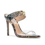 Transparent Strap Heeled Mules - Endless - UAE Rental and Resale for Women's Fashion