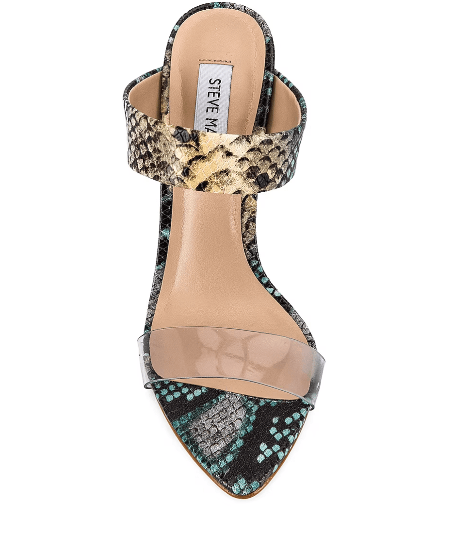 Transparent Strap Heeled Mules - Endless - UAE Rental and Resale for Women's Fashion