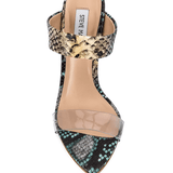 Transparent Strap Heeled Mules - Endless - UAE Rental and Resale for Women's Fashion