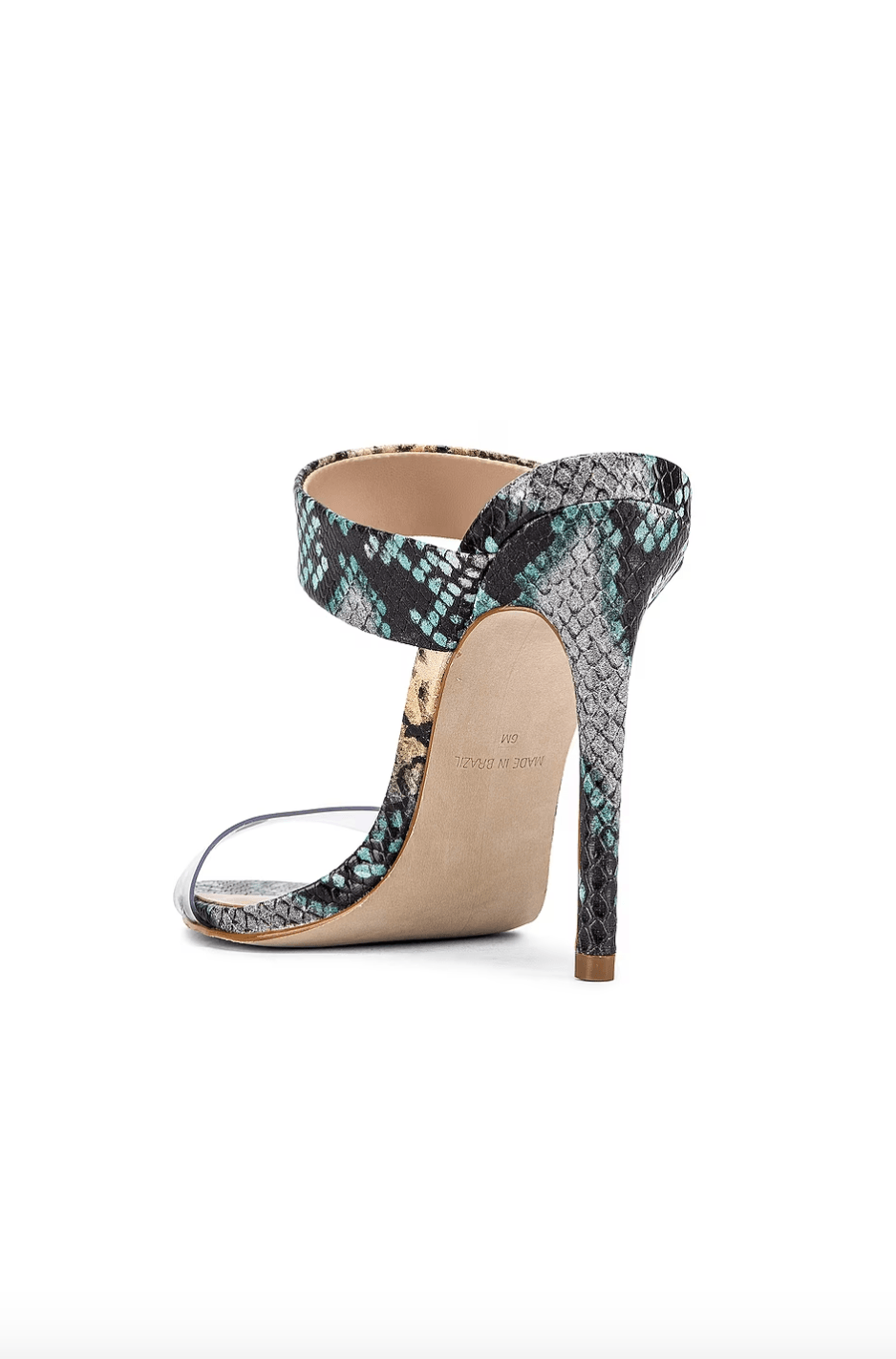 Transparent Strap Heeled Mules - Endless - UAE Rental and Resale for Women's Fashion