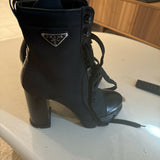Triangle-Logo 110mm Boots - Endless - UAE Rental and Resale for Women's Fashion