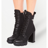 Triangle-Logo 110mm Boots - Endless - UAE Rental and Resale for Women's Fashion