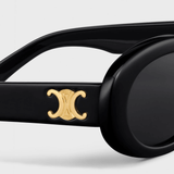 Triomphe 01 Oval Sunglasses in Black - Endless - UAE Rental and Resale for Women's Fashion