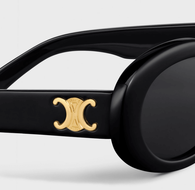 Triomphe 01 Oval Sunglasses in Black - Endless - UAE Rental and Resale for Women's Fashion