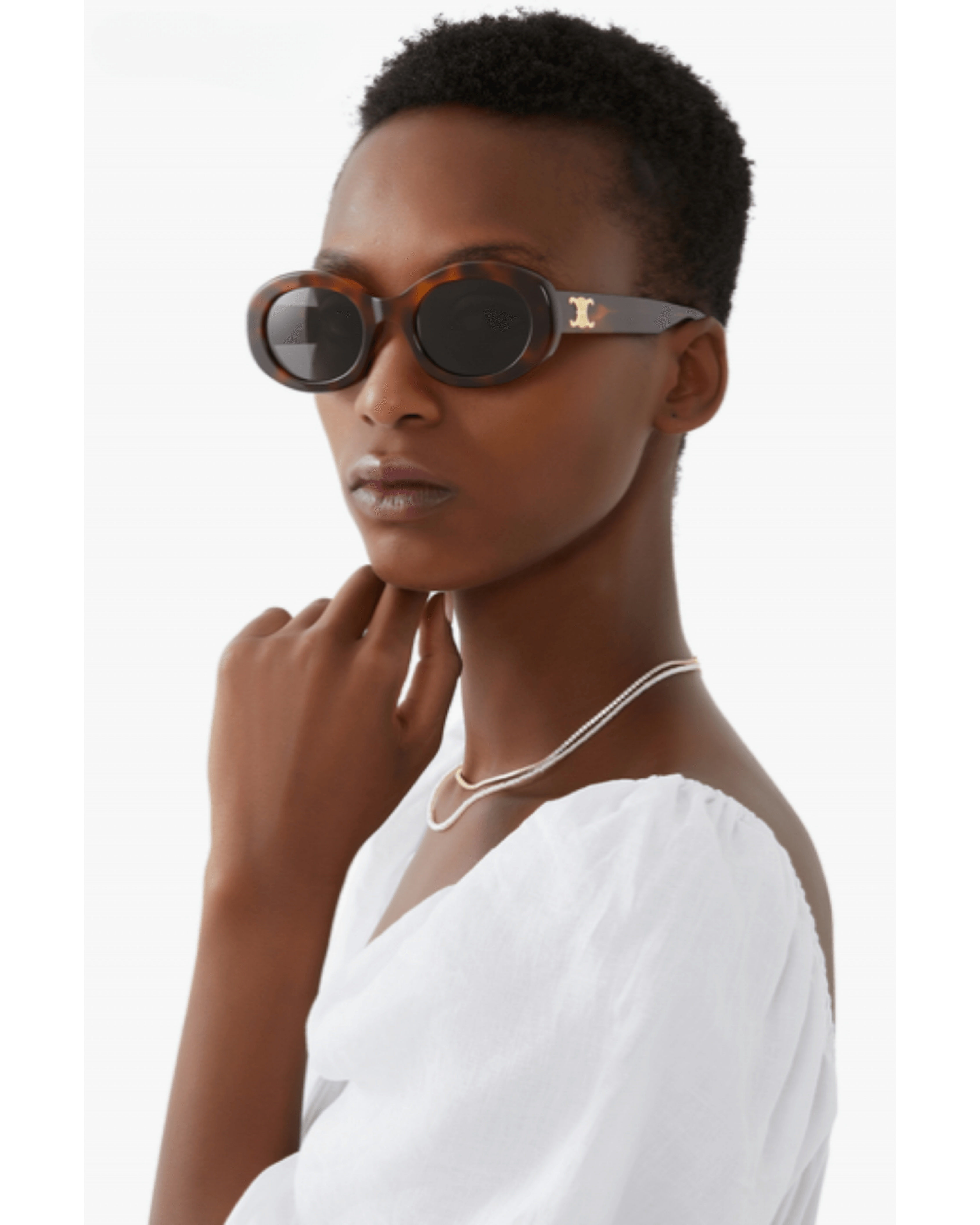 Triomphe Oval Sunglasses - Endless - UAE Rental and Resale for Women's Fashion