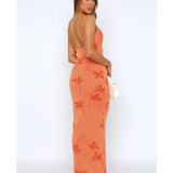 Trust Issues Maxi Dress Orange - Endless - UAE Rental and Resale for Women's Fashion