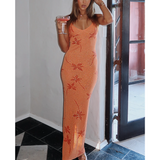 Trust Issues Maxi Dress Orange - Endless - UAE Rental and Resale for Women's Fashion